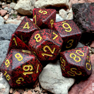 Σετ Ζάρια - 7 Dice Set Speckled Polyhedral Mercury
