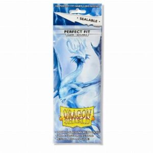 Dragon Shield Sleeves Standard Size - Clear Perfect Fit Sideloaders (100ct)