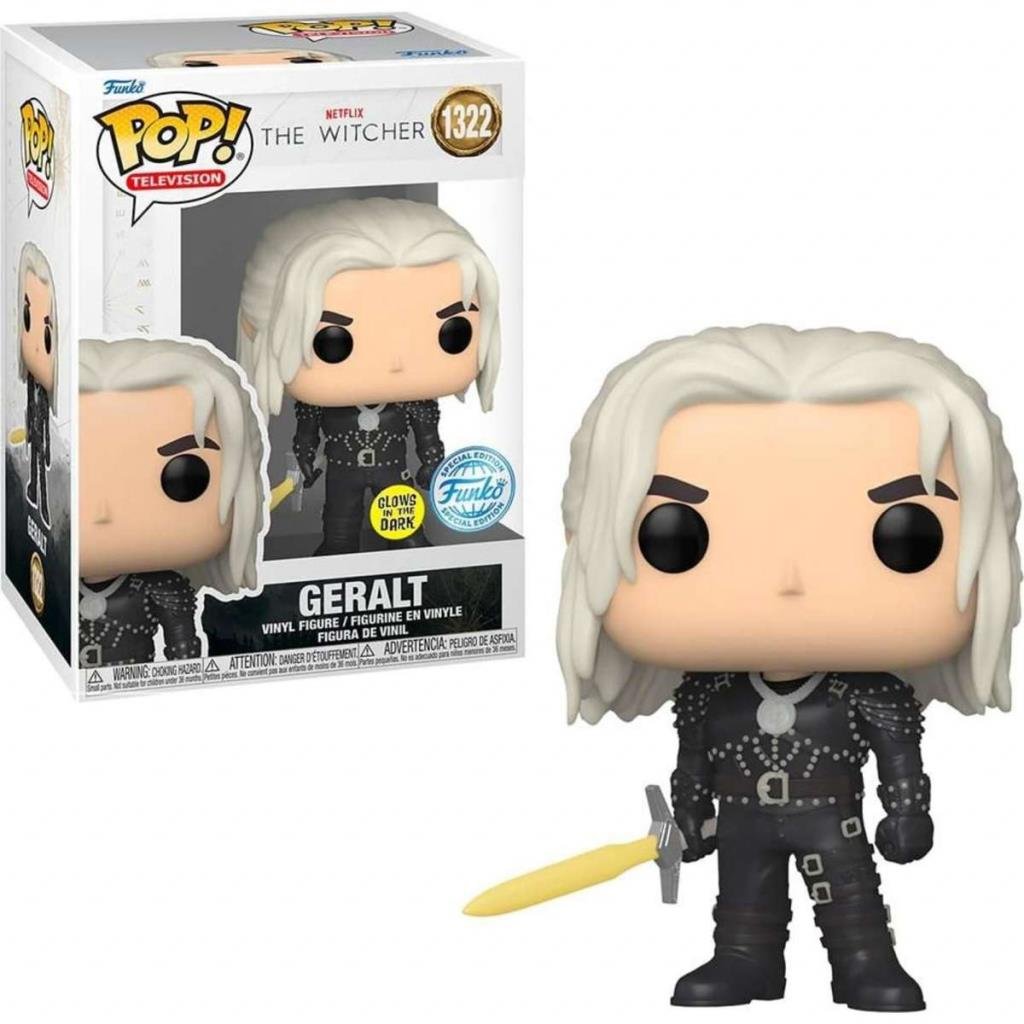 Φιγούρα Funko POP! Netflix's The Witcher - Geralt (GITD) #1322 (Exclusive)