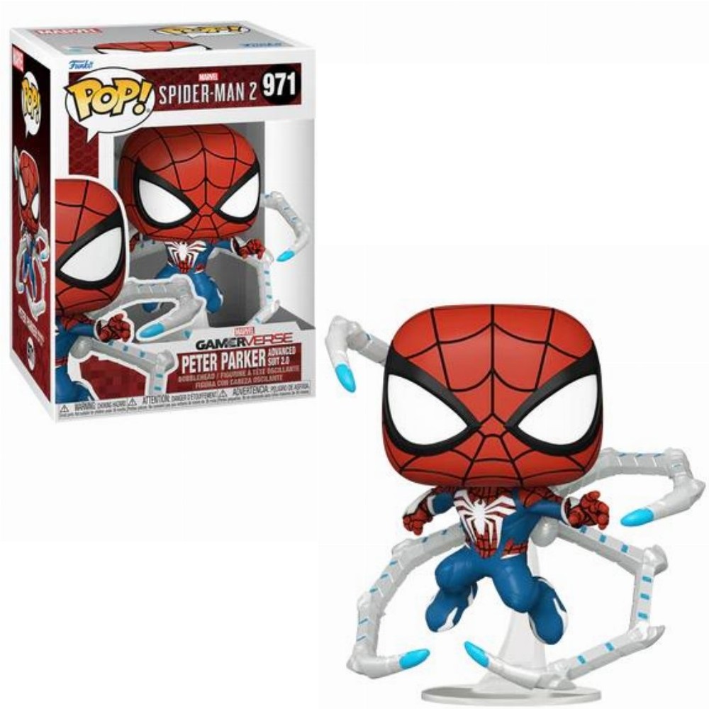 Φιγούρα Funko POP! Marvel: Spider-Man 2 - Peter Parker (Advanced Suit 2.0) #971